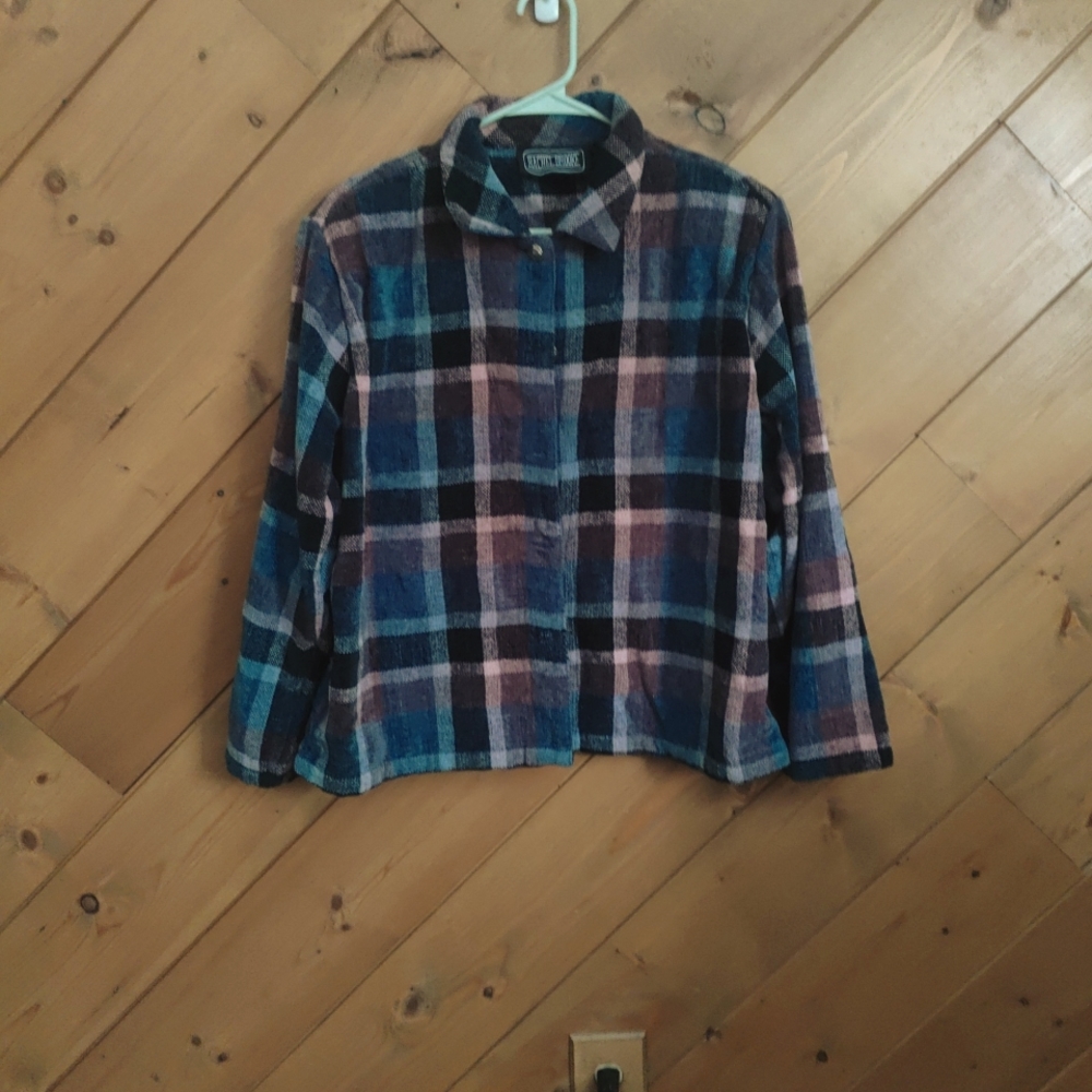 Rachel Brook plaid jacket